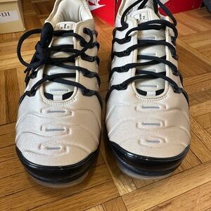 Men's Black and Cream Sneakers